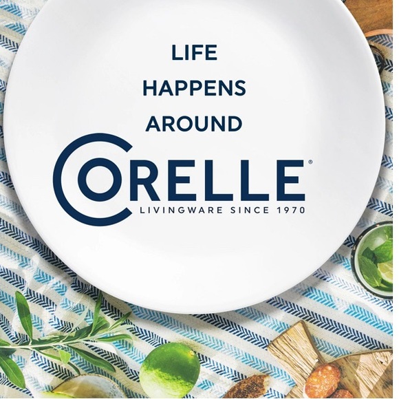 Corelle- New Set of 16 Corelle Winter White Frost, Divided Plates Lunch & Dinner - Picture 6 of 10